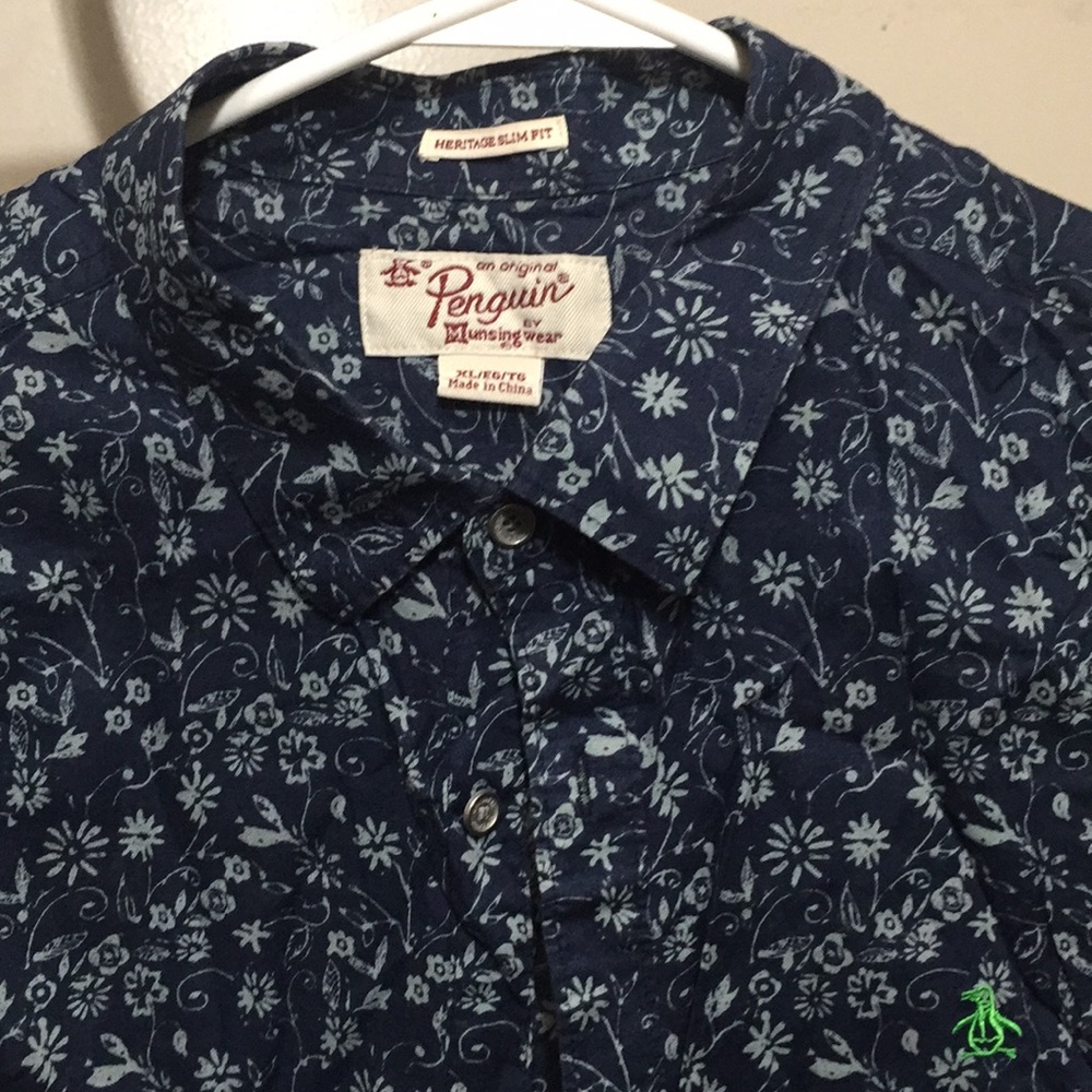Penguin short sleeve Summer shirt XL